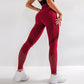 High Waist Yoga Pants Fitness Women Workout-5