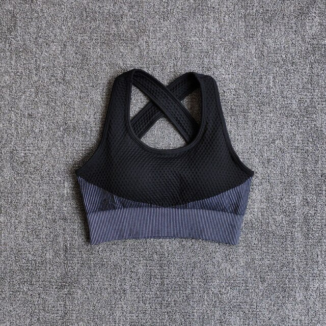 High Waist Leggings+Sport Bra Women Seamless Yoga Set Fitness Clothing  Gym Suits Workout Clothes Woman Jogging Sportwear-7