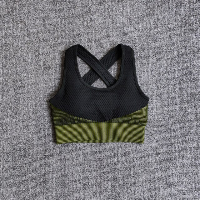 High Waist Leggings+Sport Bra Women Seamless Yoga Set Fitness Clothing  Gym Suits Workout Clothes Woman Jogging Sportwear-18