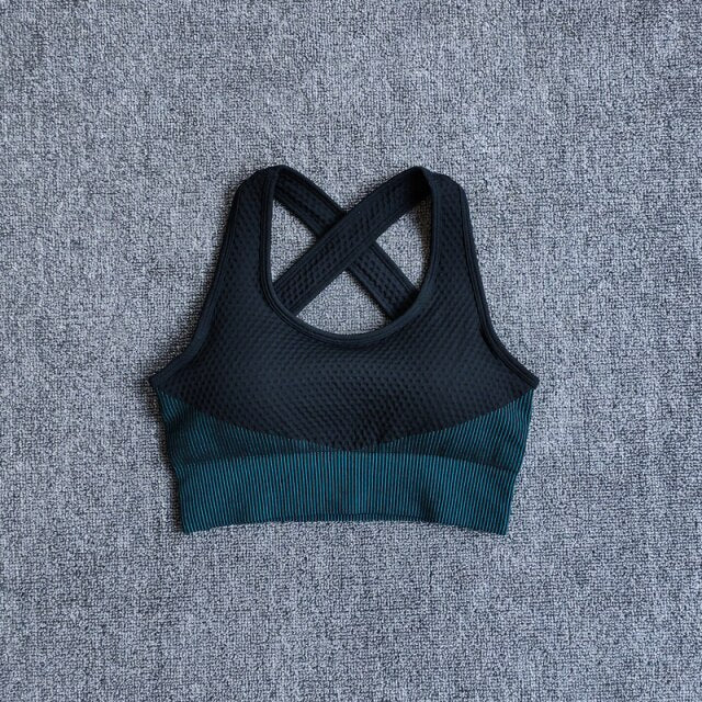 High Waist Leggings+Sport Bra Women Seamless Yoga Set Fitness Clothing  Gym Suits Workout Clothes Woman Jogging Sportwear-17