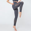 Sexy Hollow Out Seamless Sport Fitness Leggings Women Hip Enhancing Squat Proof Athletic Workout Gym Tights Yoga Pant-5